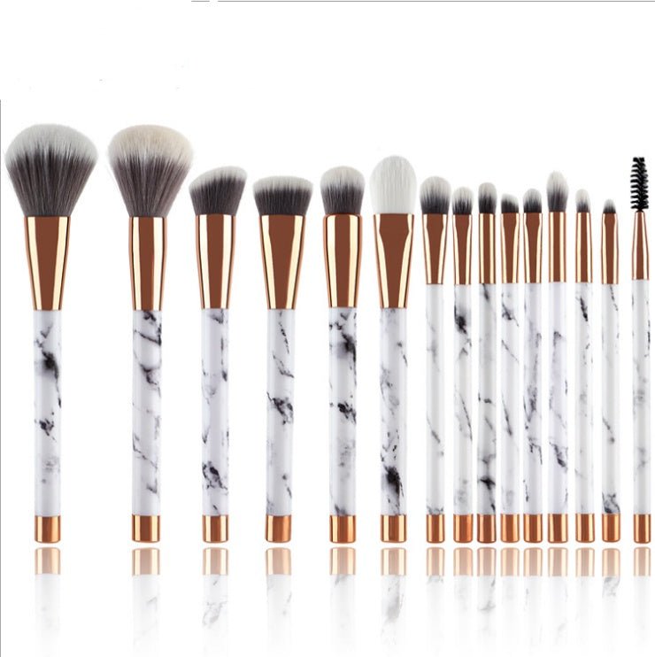 11 sets of marble makeup brush with makeup brush beauty makeup kit 11 makeup brush sets - Organizer