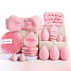 40pcs Beauty Tools Major Combination Suit Face Wash Makeup Full Set - Organizer