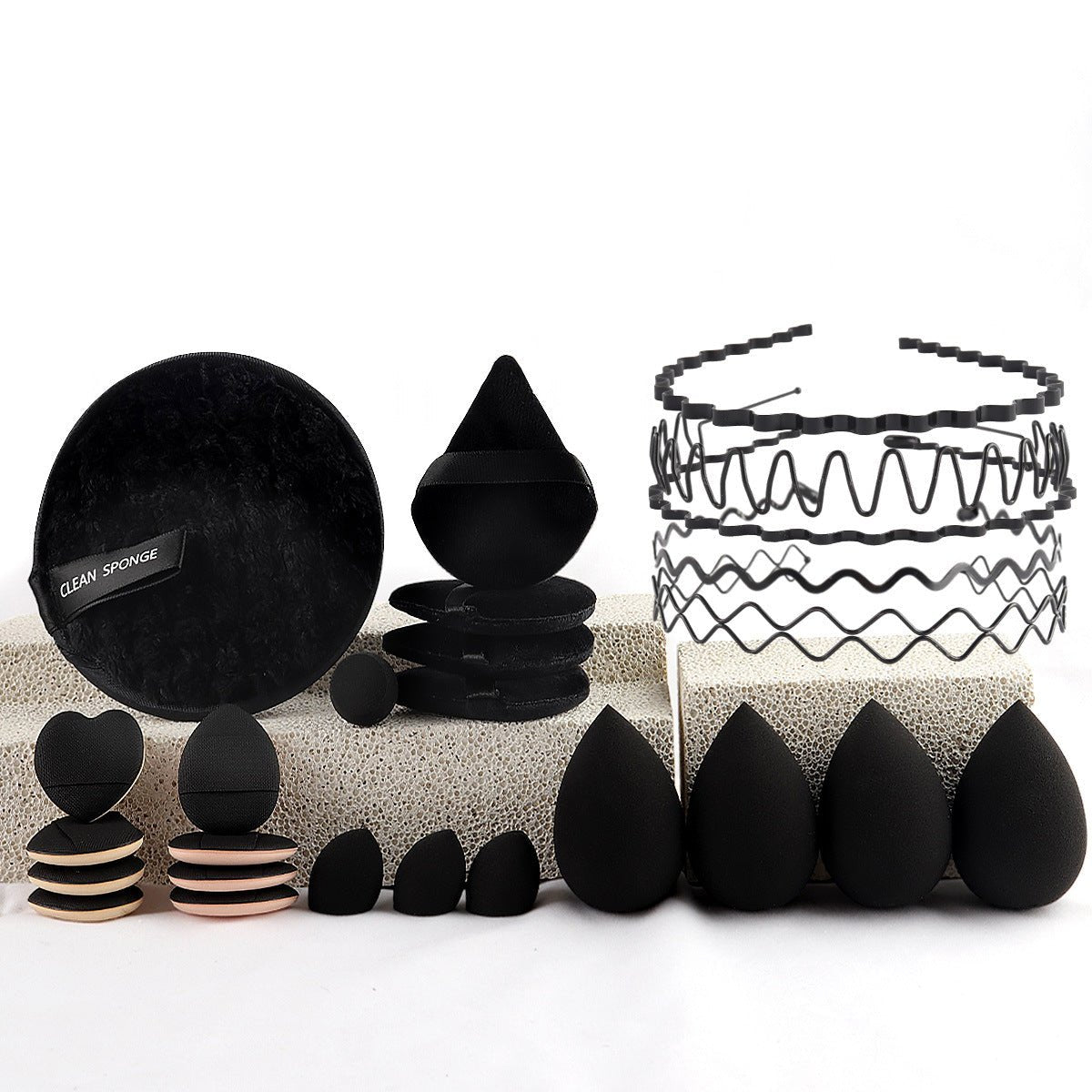 47 Sets Of Beauty Tools Combination Cosmetic Bag Makeup Brush Suit - Organizer